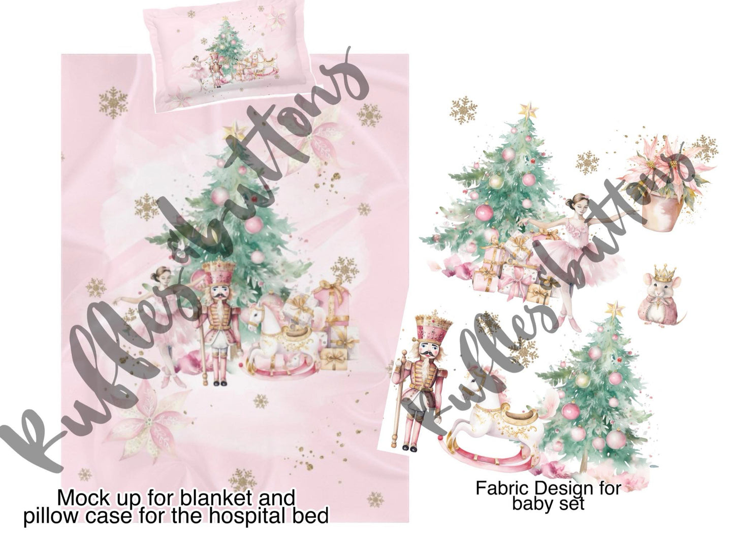 Reserved- gown set and hospital bedding