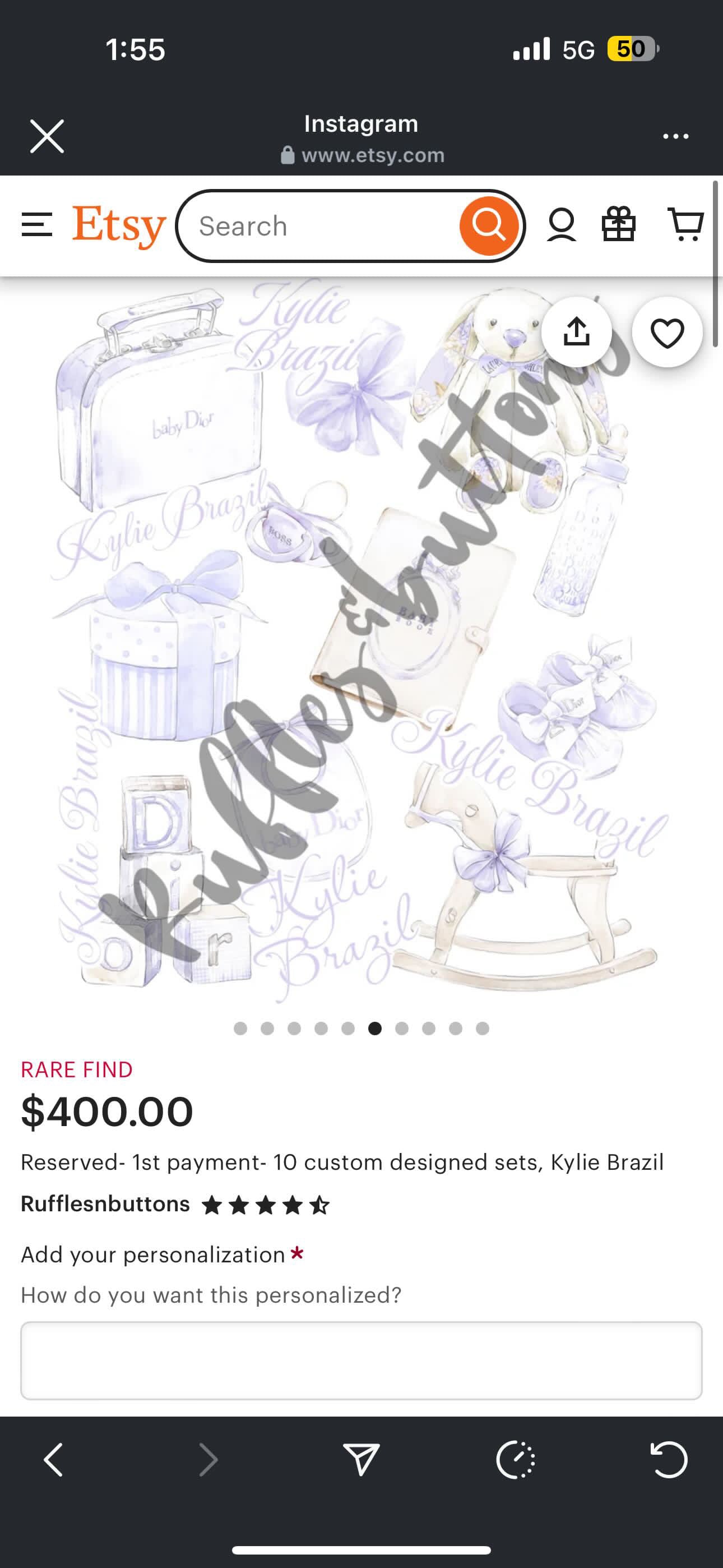 Reserved- dolly 2 gown sets and 2 big sister dresses FINAL PAYMENT