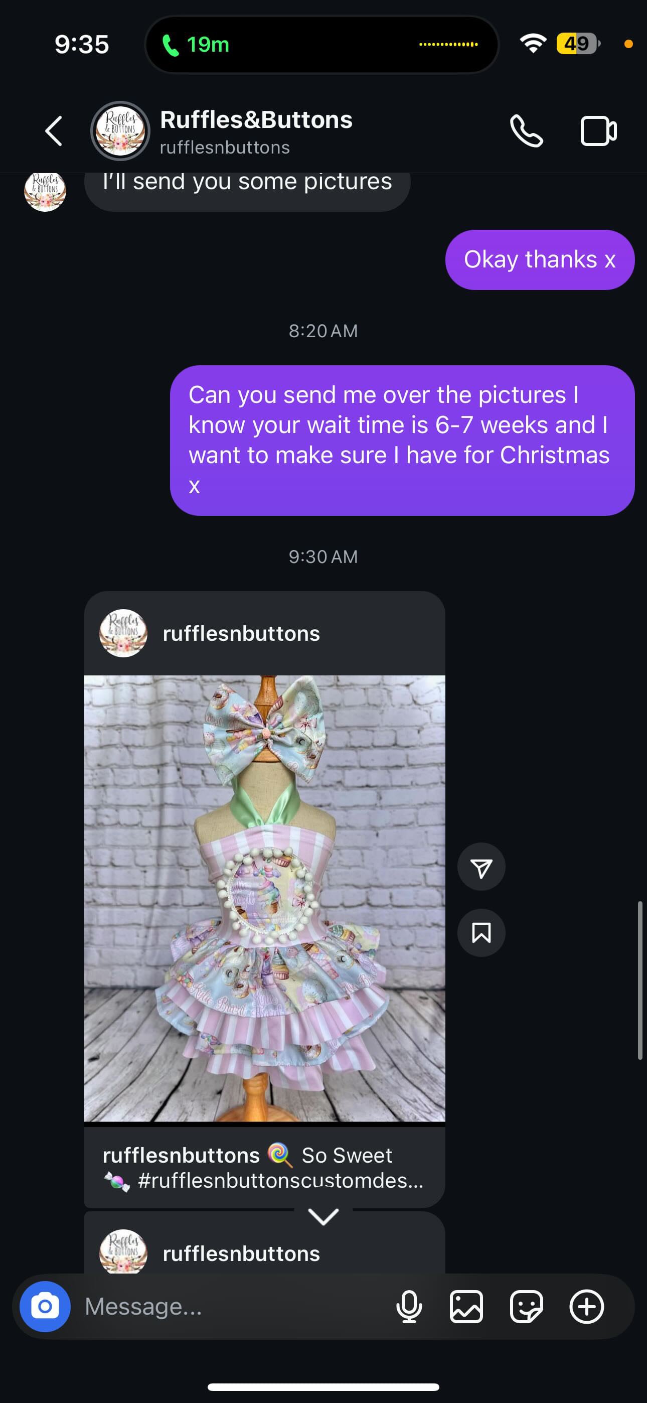 Reserved- gown set and 2 sister sets