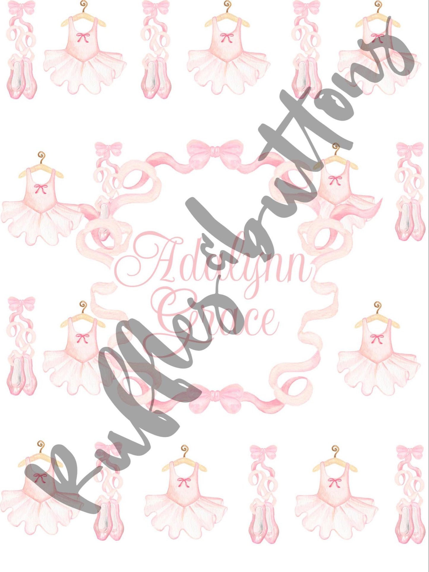 Reserved- gown set Adalynn