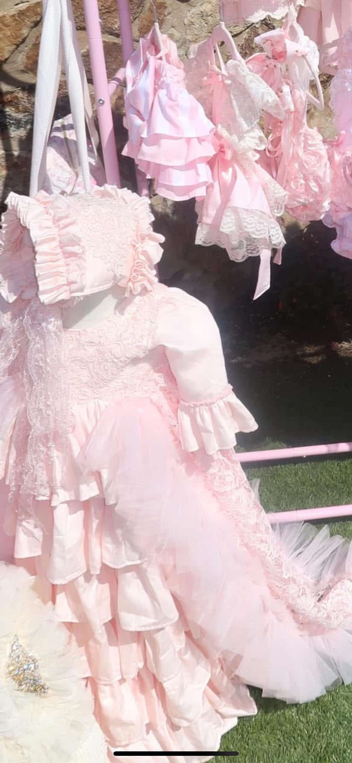 Reserved- 0/3 couture gown set