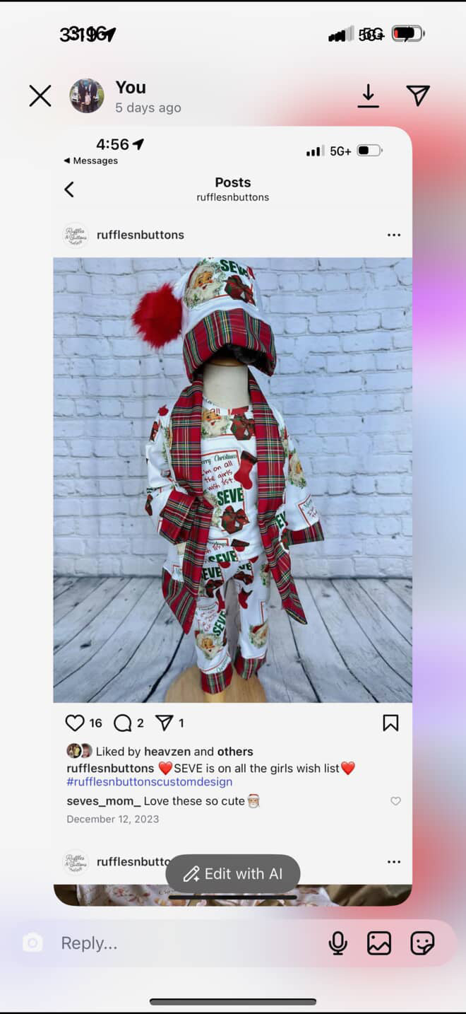 Reserved- Christmas set