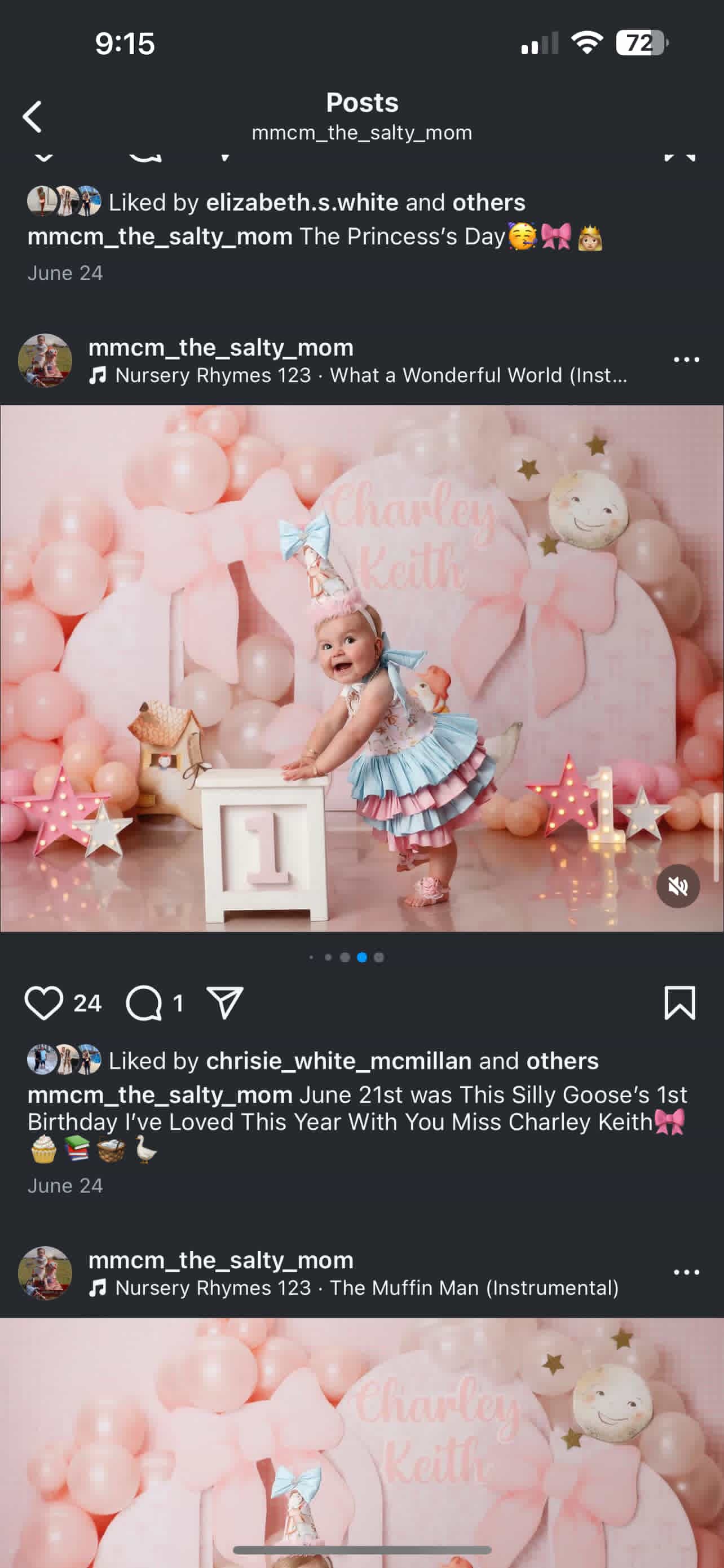 Reserved- 2 bday sets Pearl