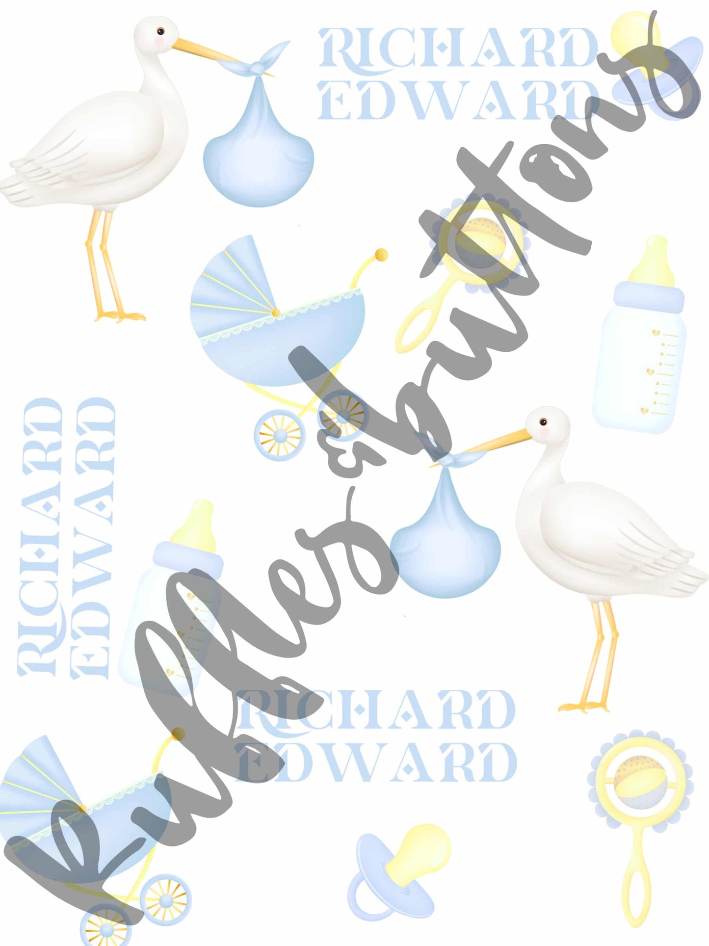 Reserved- gown set and swaddle set