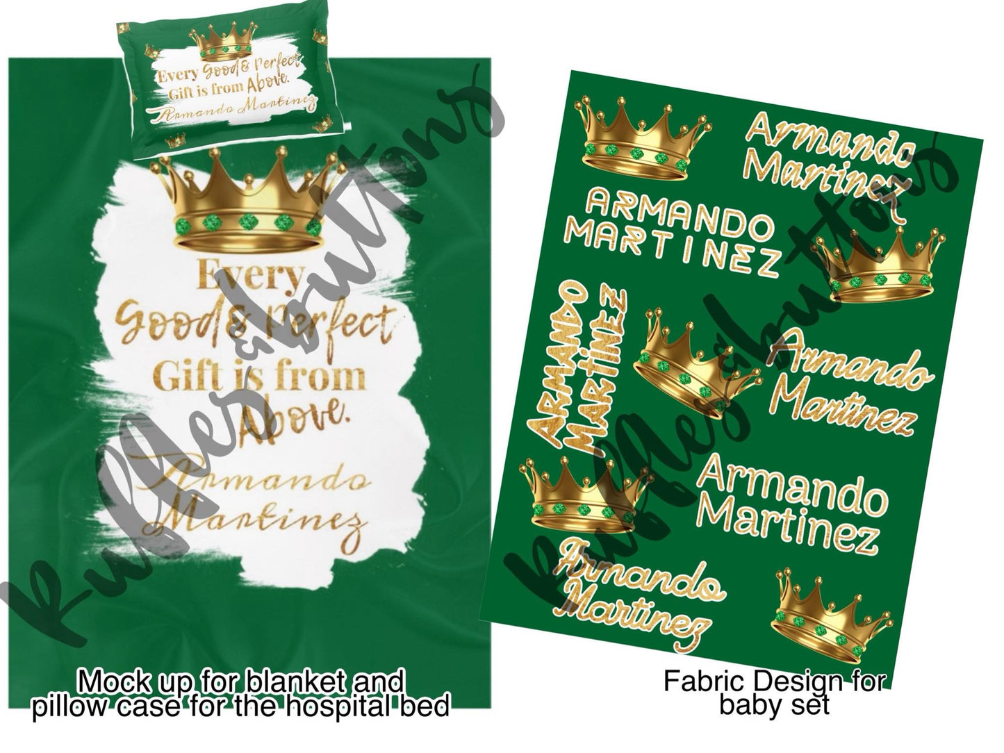 Reserved- Armando hospital set, dad shirt, brother shirt