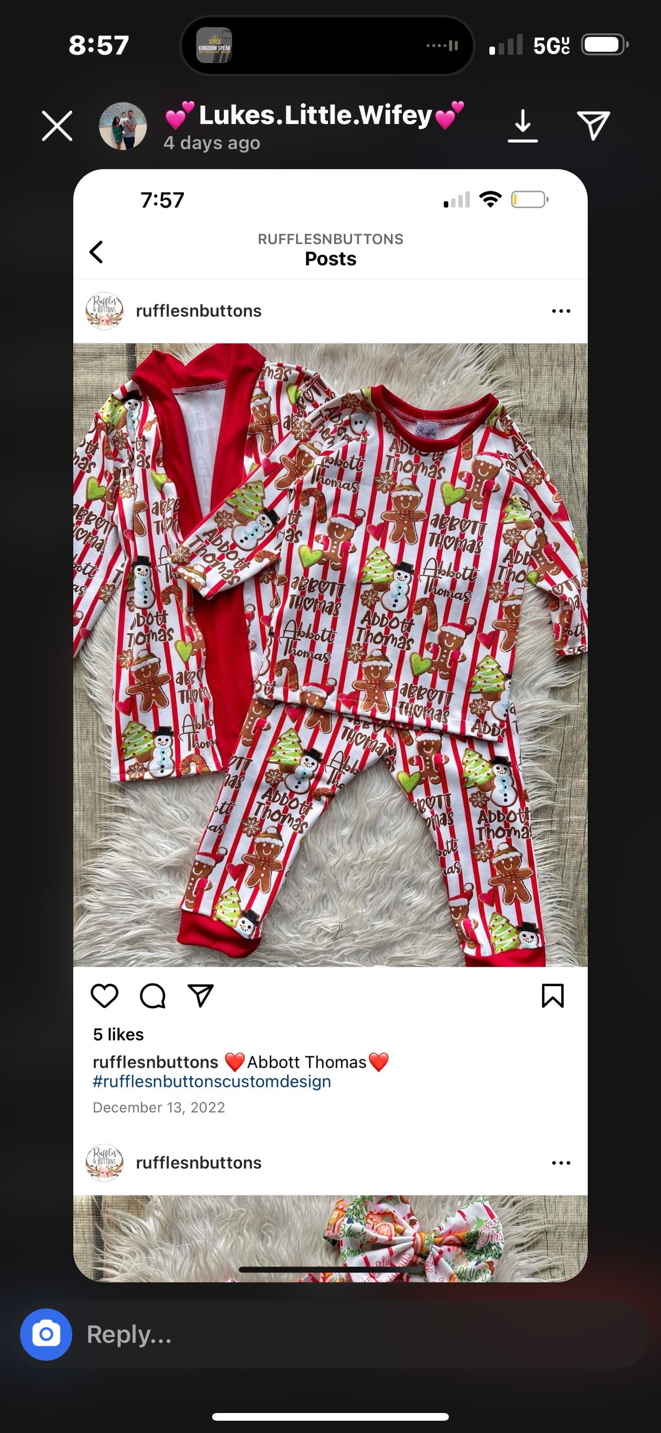 Reserved- Luke Isaiah