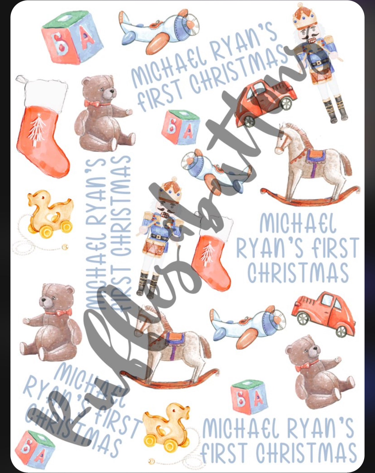 Reserved- footed romper and Santa hat