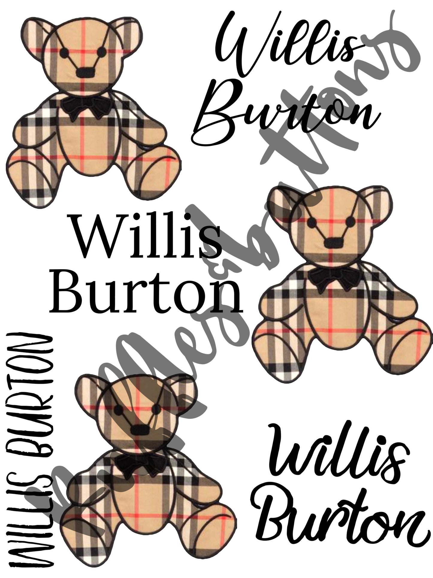 Reserved- 3 gown sets Willis Burton