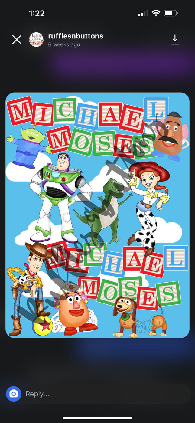 Reserved- Richard 5 rompers