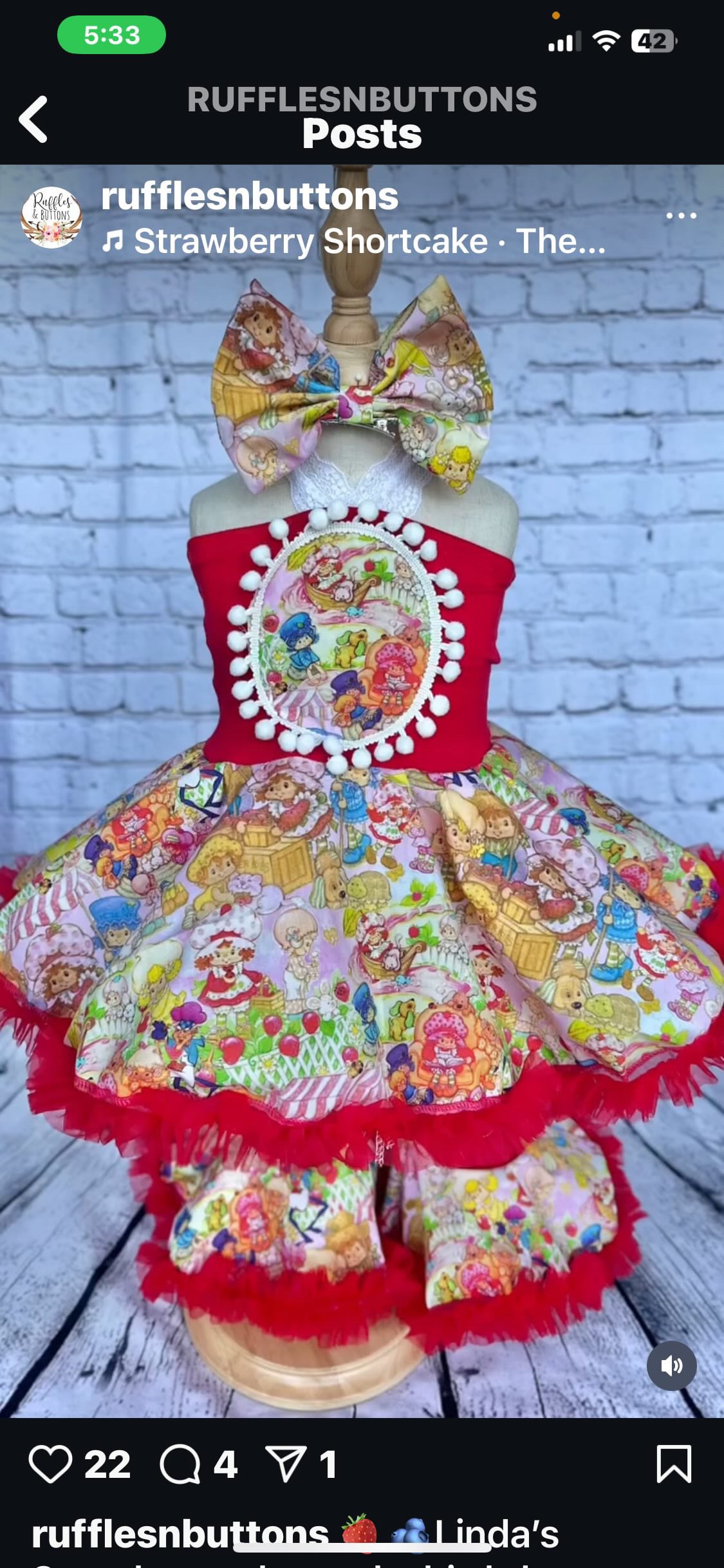 Reserved- 1/2 payment. Anna Grace