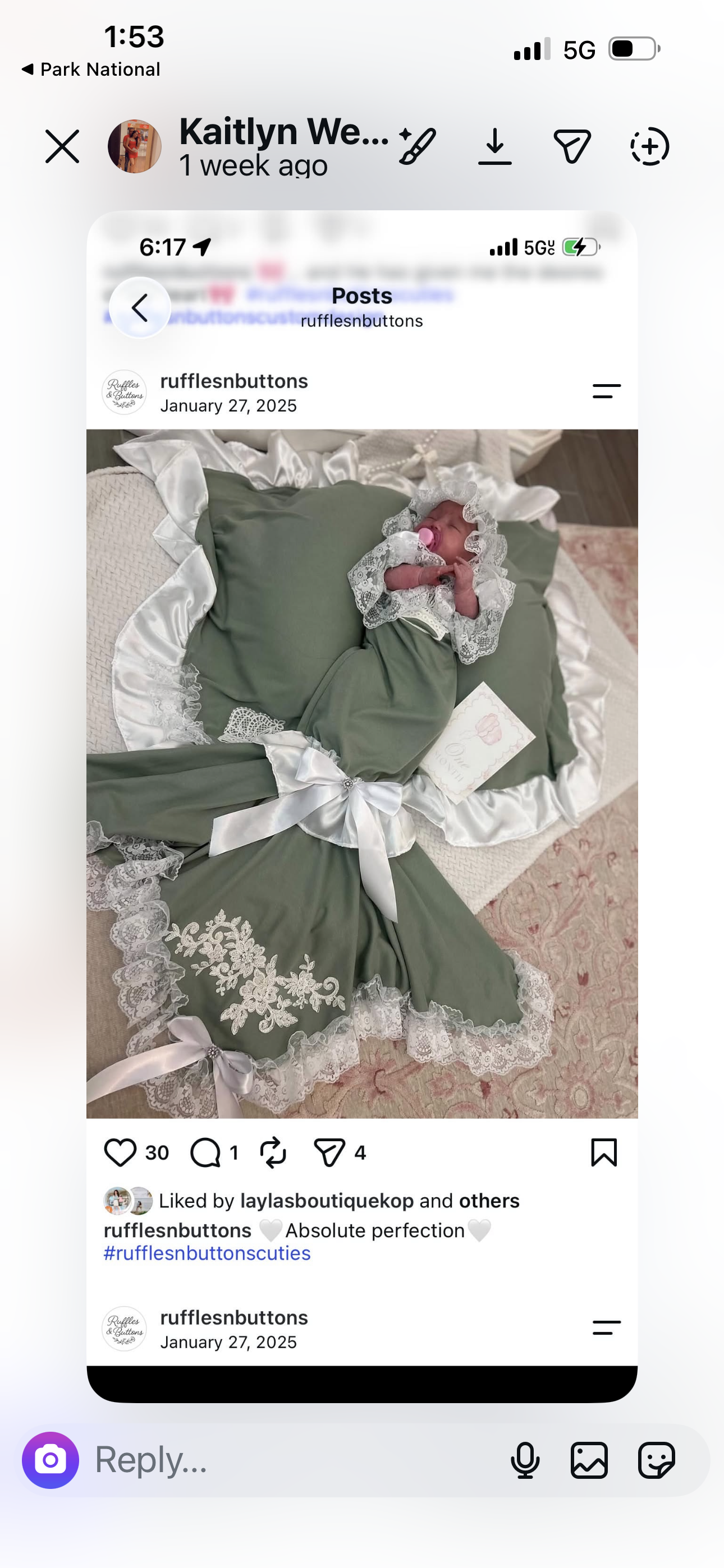 Reserved- Stella Isabella