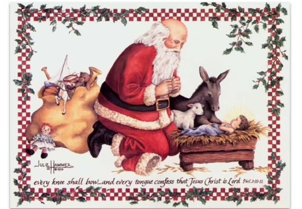 Reserved- 6/12 pant set and robe Santa hat