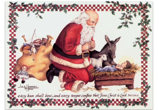 Reserved- 6/12 pant set and robe Santa hat