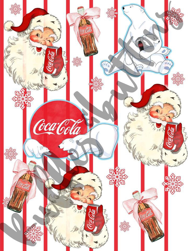 Reserved- 3 Christmas sets gingerbread, Coca Cola, red blue nutcracker