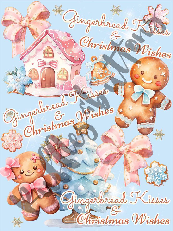 Reserved- 3 Christmas sets gingerbread, Coca Cola, red blue nutcracker