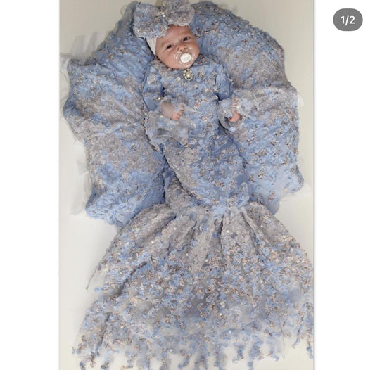 Reserved- pink version gown set