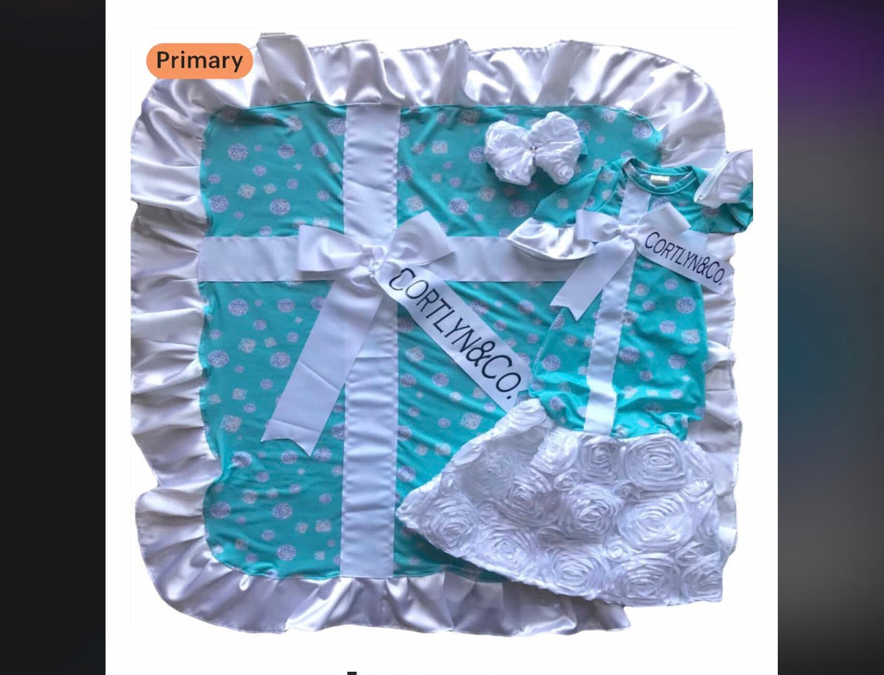 Reserved- gown set and big sister Margo mercy