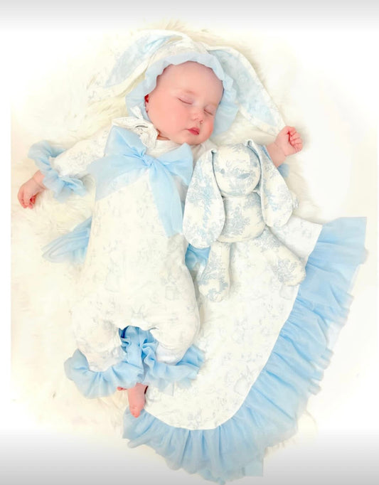 Reserved- PINK version Easter romper set