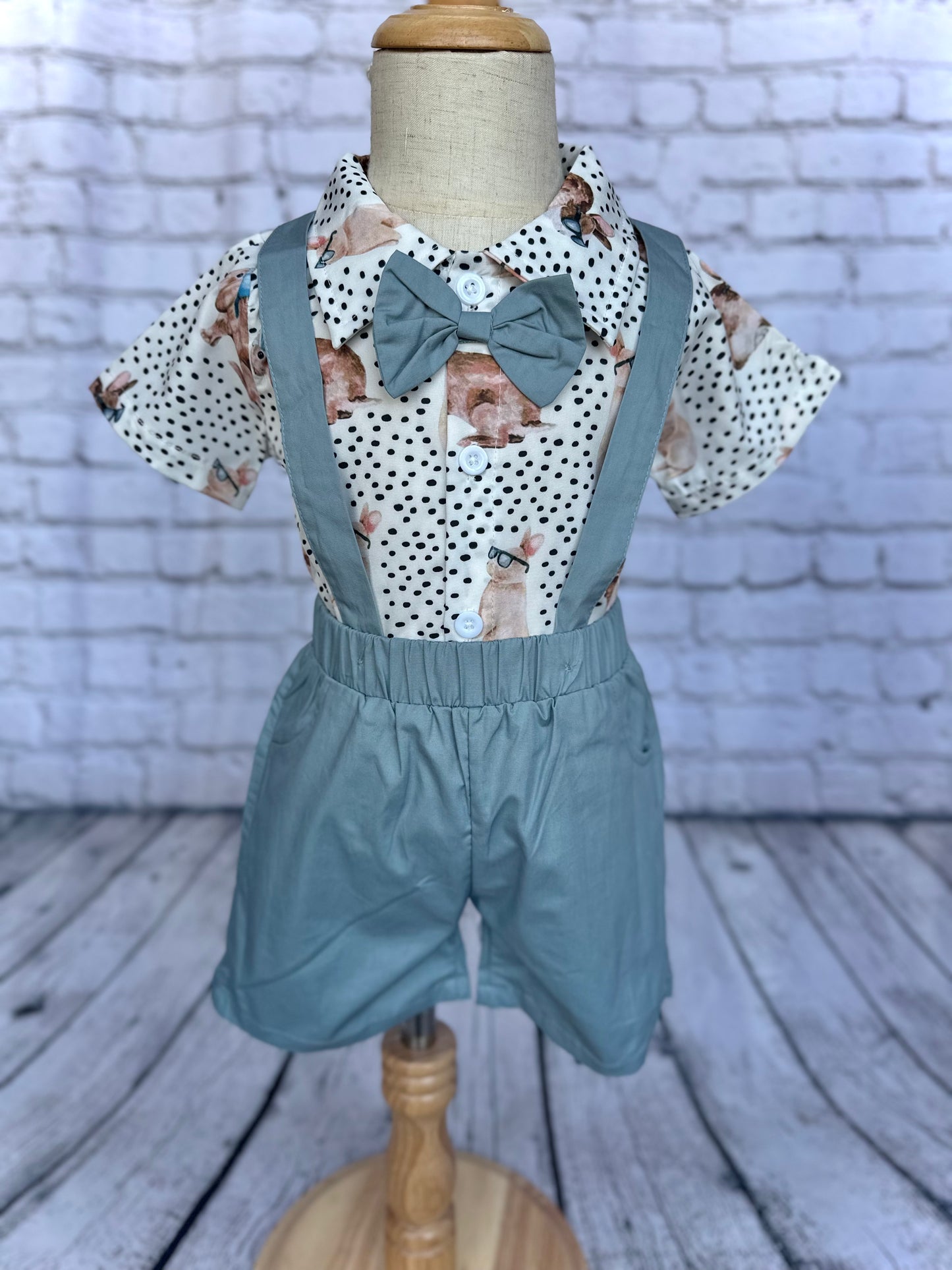 Boy Easter short set