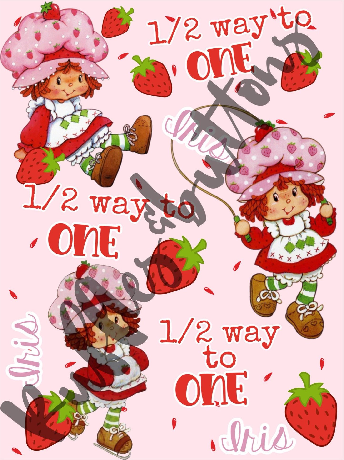 Reserved- twin 1/2 bday sets