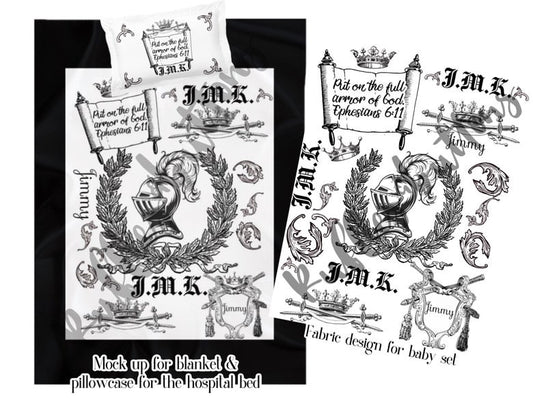 Reserved- gown set, delivery gown, hospital bedding Jimmy