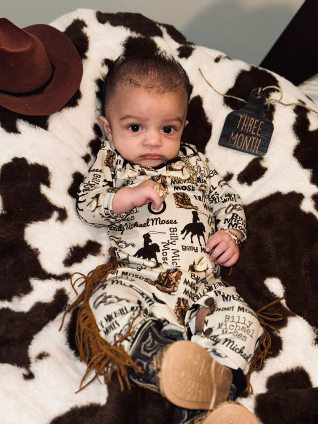 Reserved- Waylon romper set