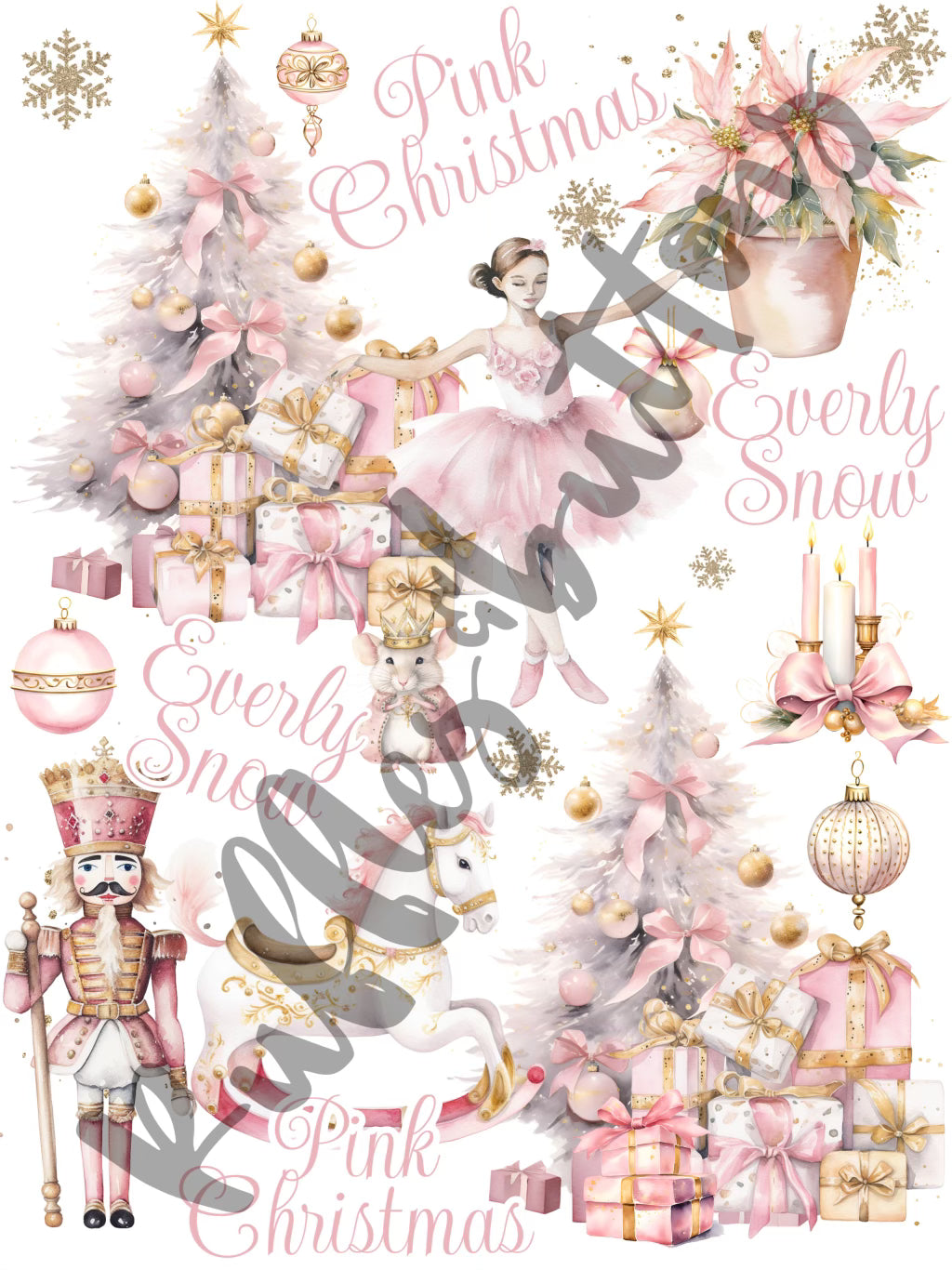 Reserved- bday set, Christmas set. Everly snow
