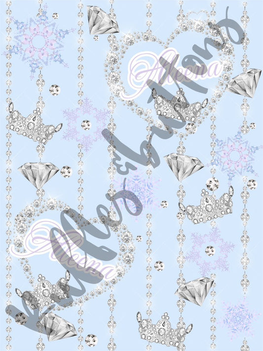 Reserved- gown set with extra poofy couture ruffles.