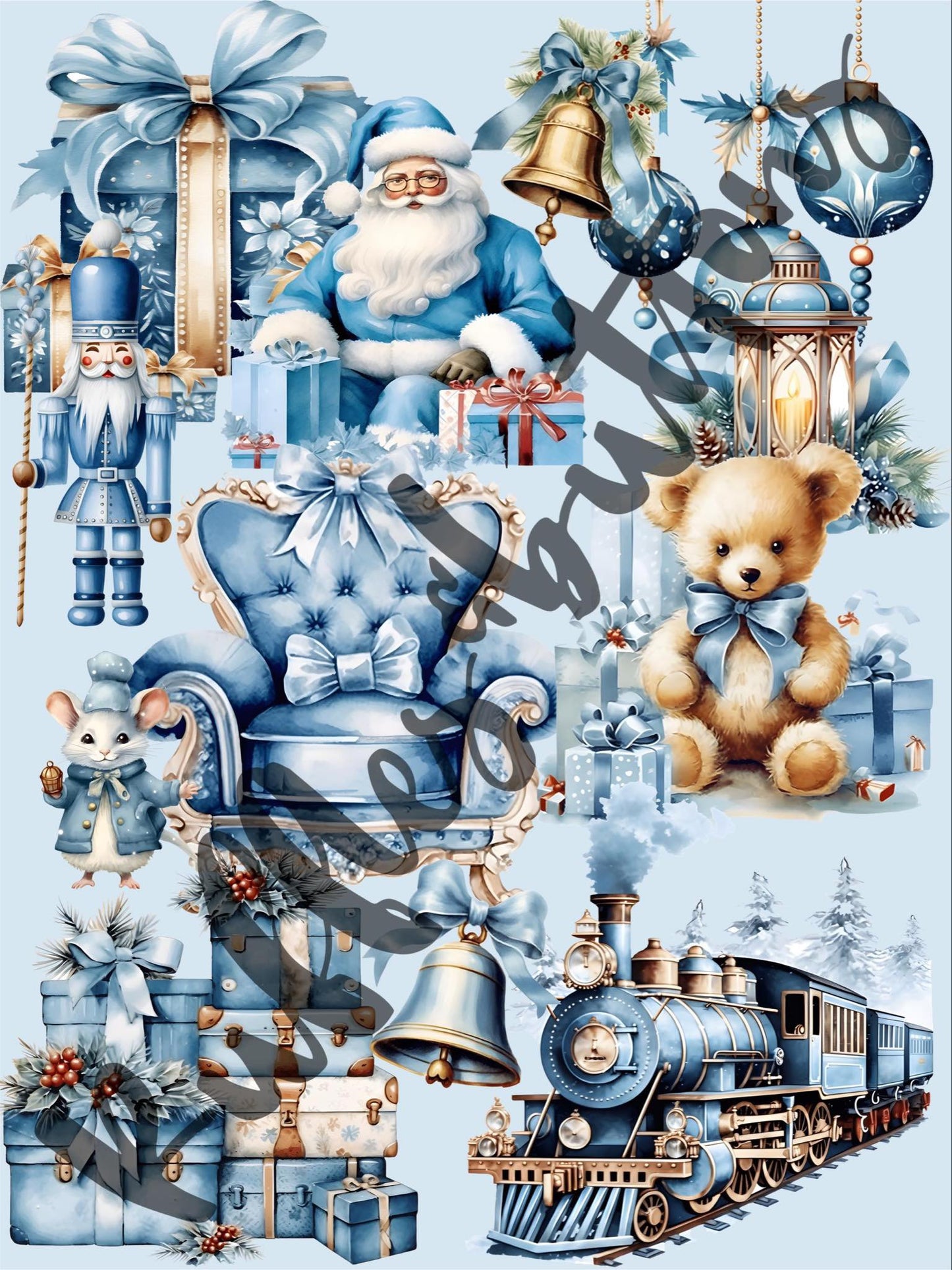 Reserved- delivery gown and swaddle set, baby blanket. 2 more suitcase covers to match previous set