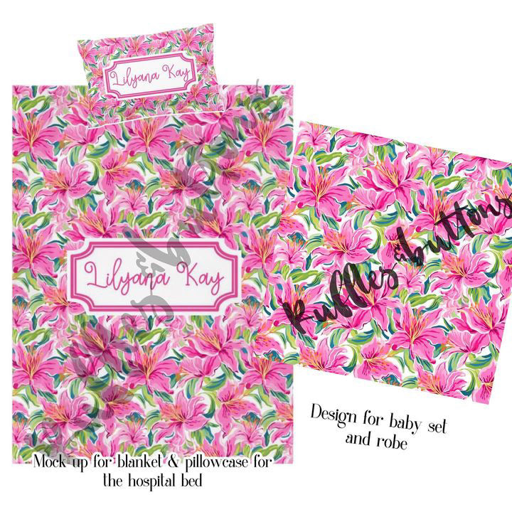 Reserved— lilyana hospital set, big sister dresses, robes