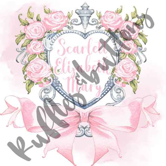 Reserved Scarlett gown set and big sister dress