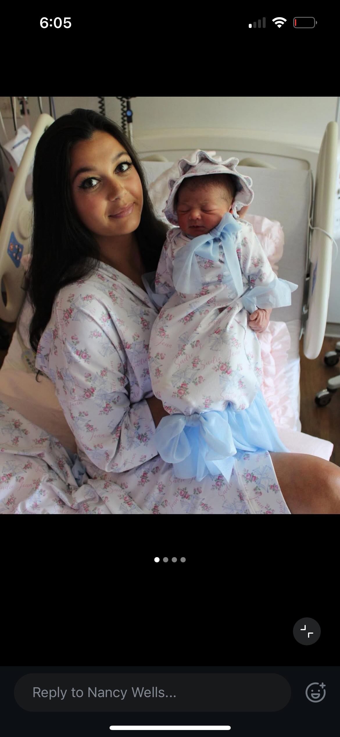 Reserved- swaddle set, delivery gown, car seat cover, robe