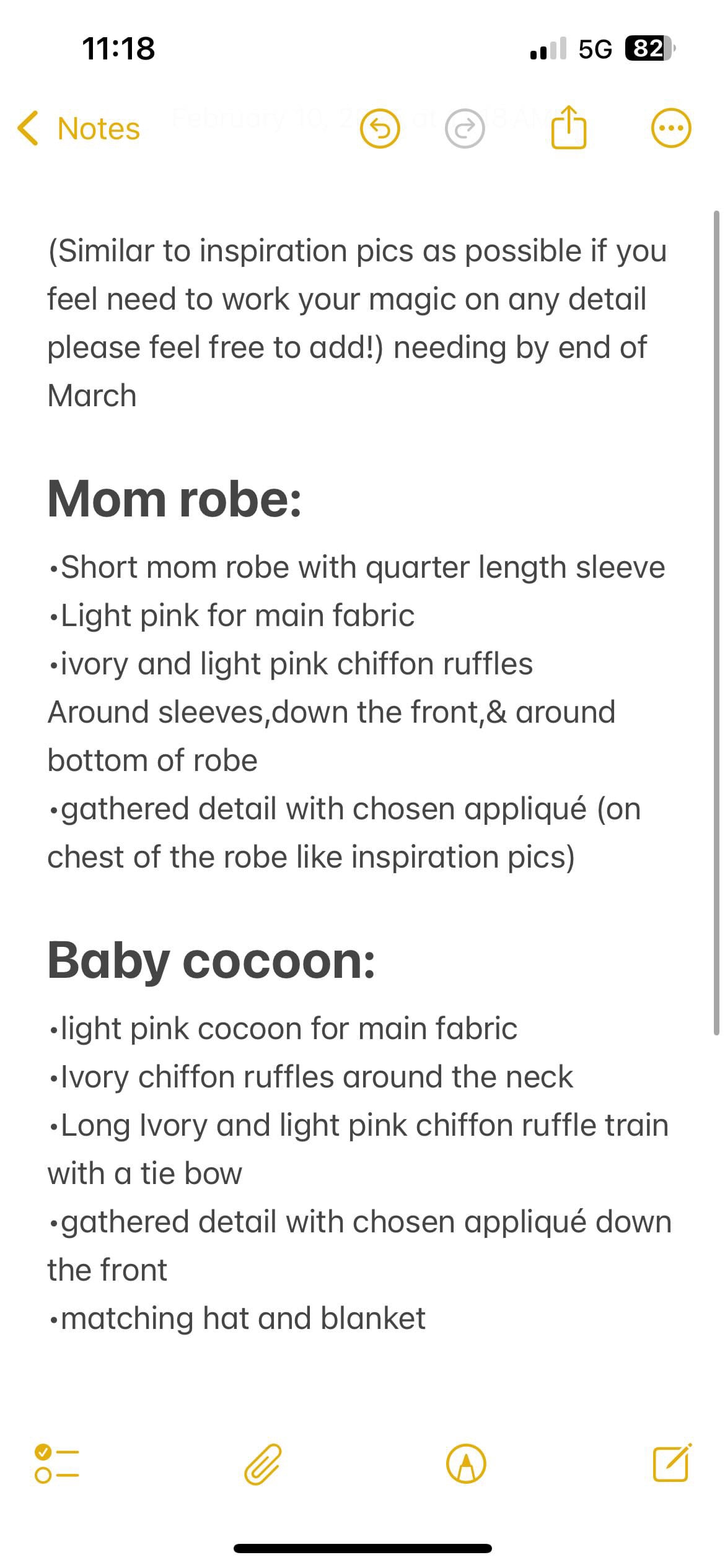 Reserved- cocoon set and robe