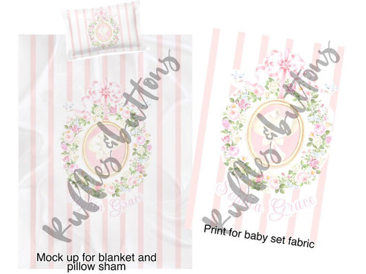 Reserved- robe, blanket and pillowcase for the hospital bed