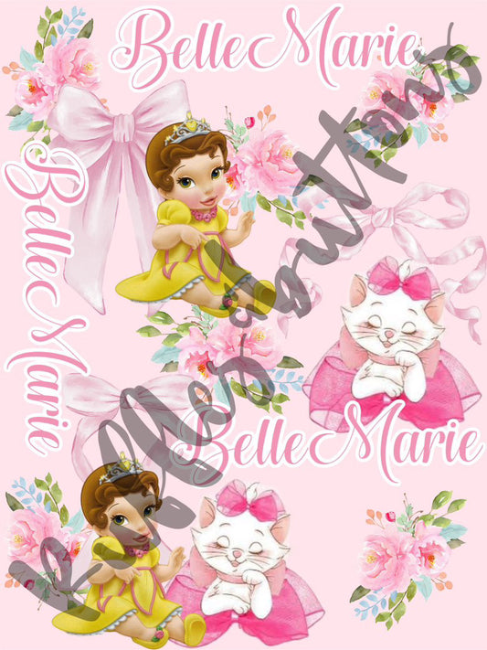 Reserved- gown set Belle Marie