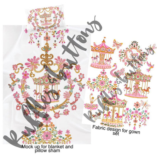 Reserved- carousel hospital set, delivery gown