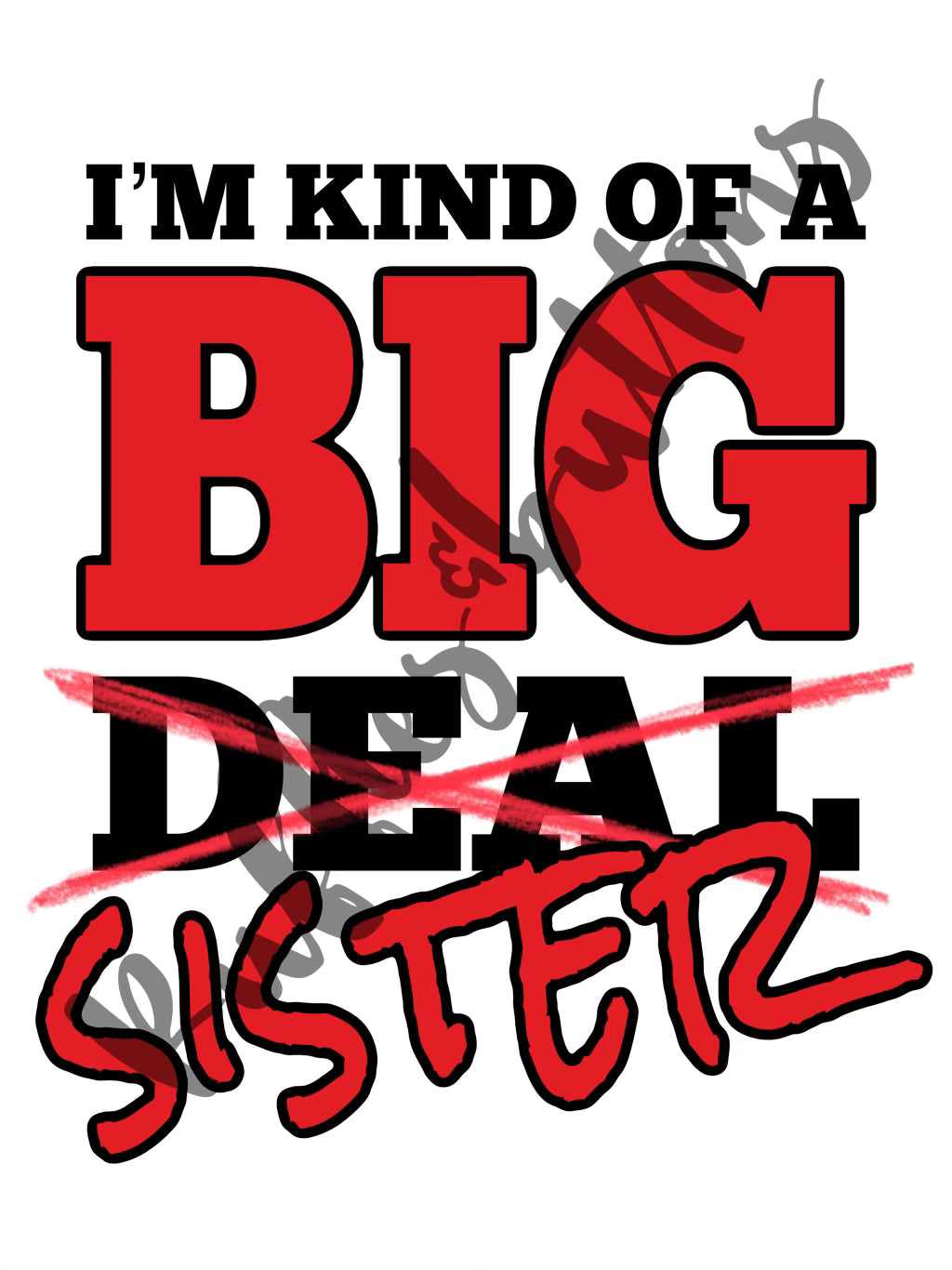 Reserved- custom designed swaddle set and big sister bell bottom set