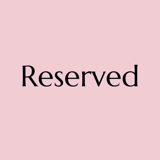 Reserved- robe to match previous order
