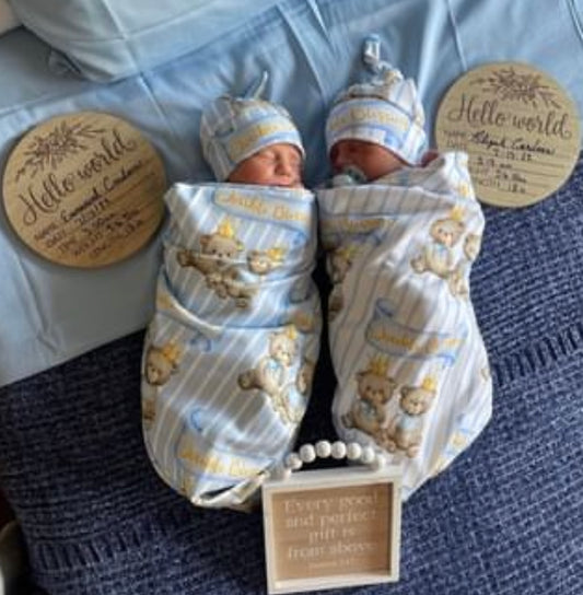 Double Blessing Twin swaddle sets