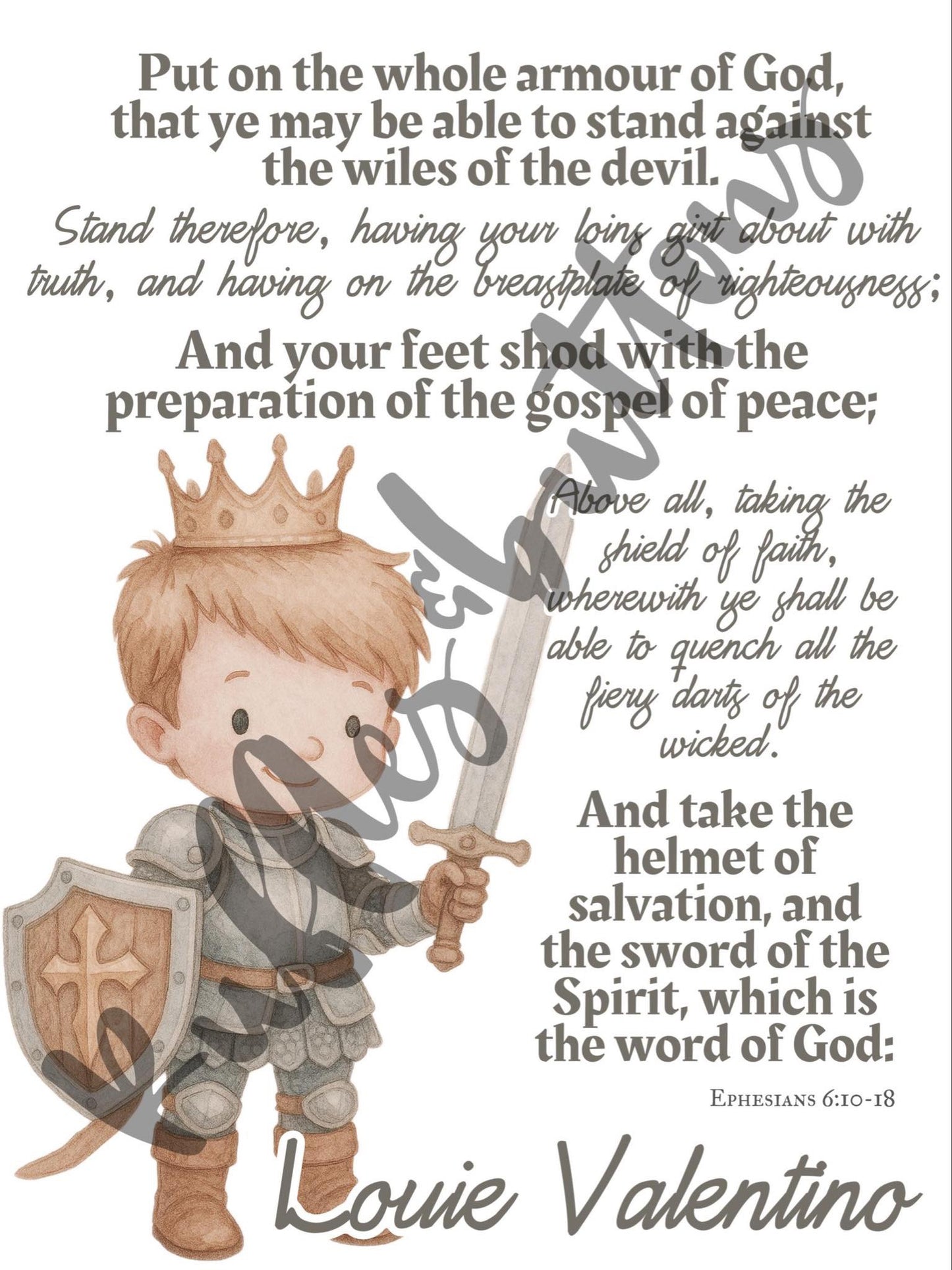 Reserved- Louie Valentino