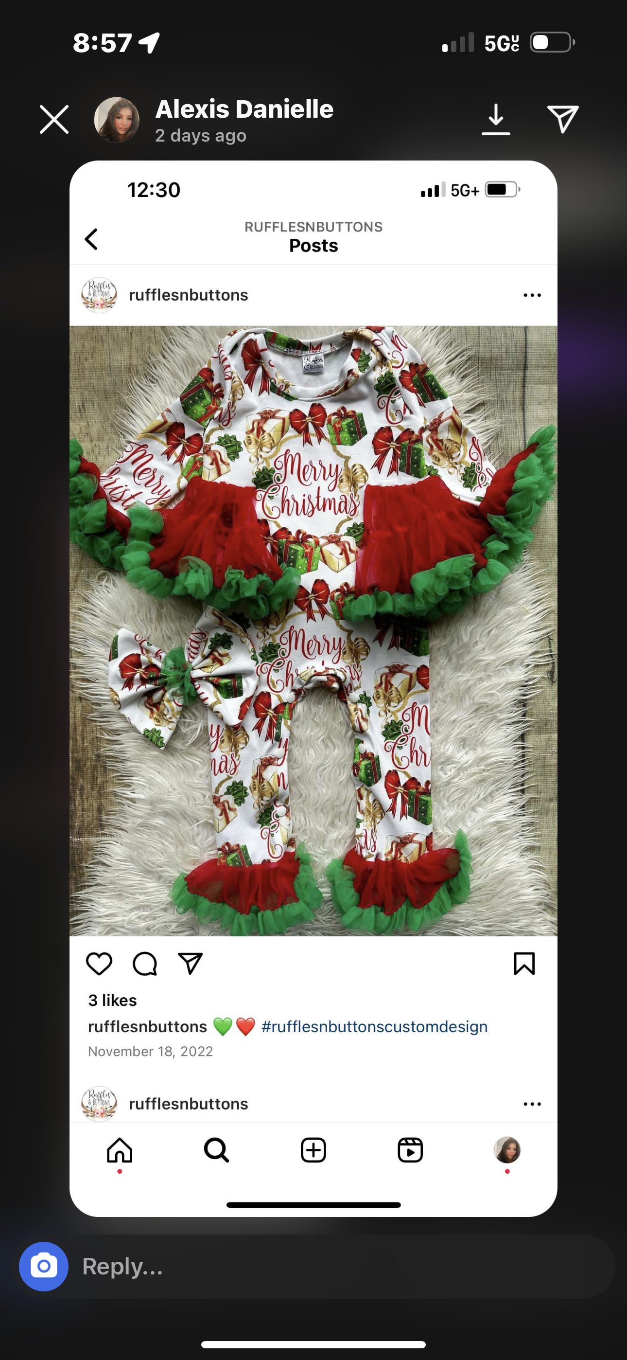 Reserved- Alexis Danielle