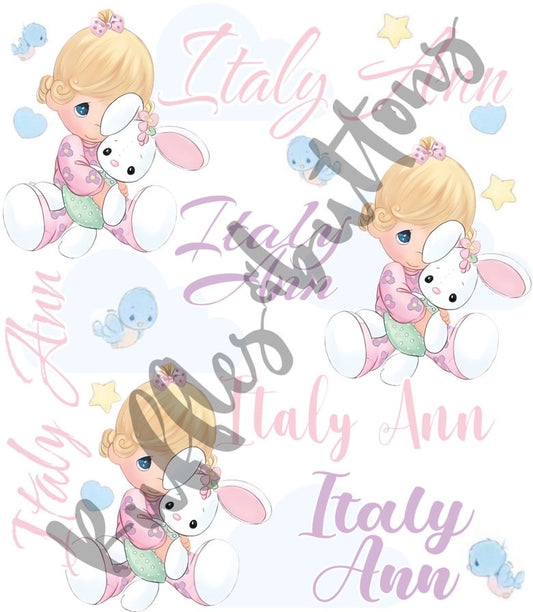 Reserved- Italy Ann gown set