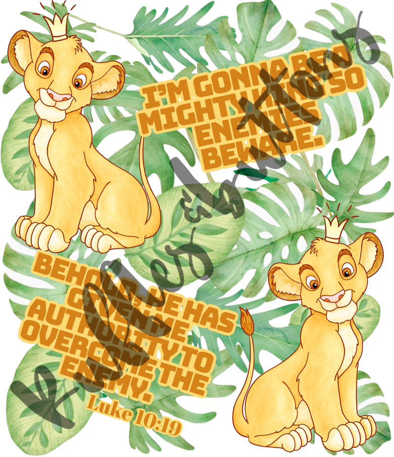 Reserved- lion king, bear sets