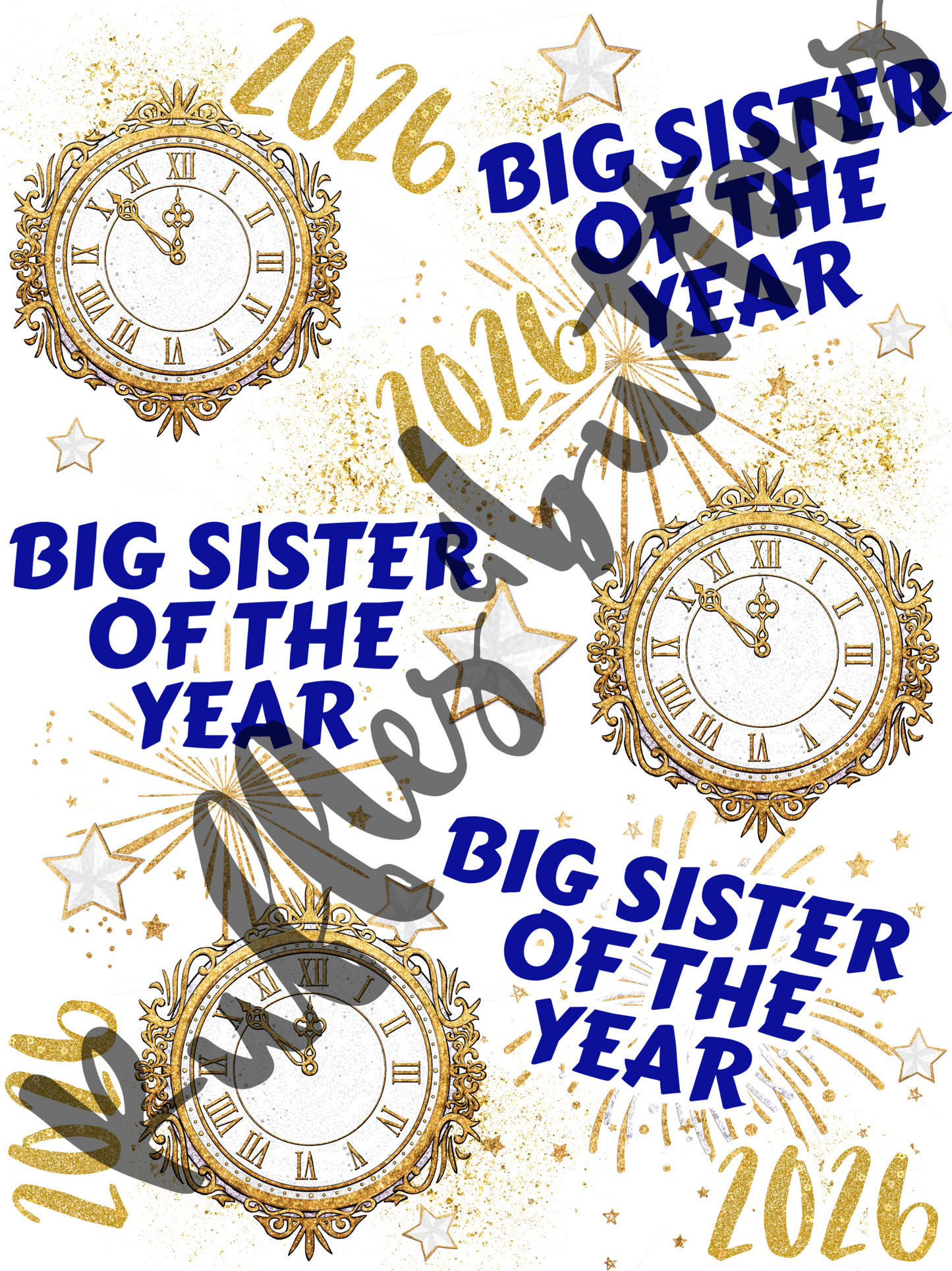 Reserved- 2 big sister sets