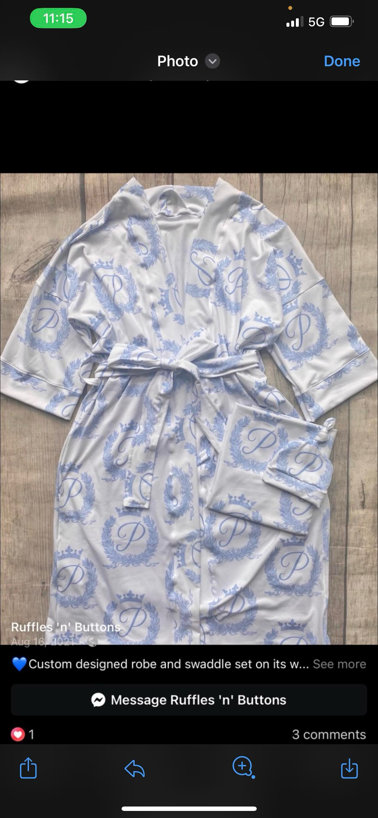 Reserved- Landon, gown set, nightgown hospital bedding, twin big brother pant sets