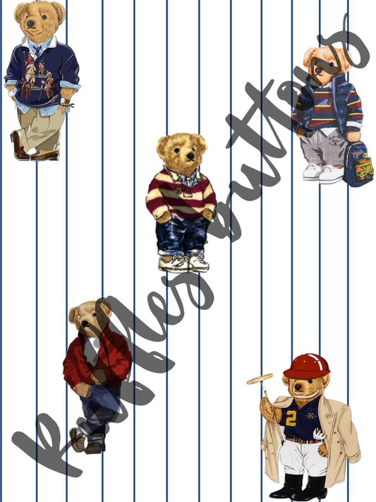 Reserved- bear footed romper