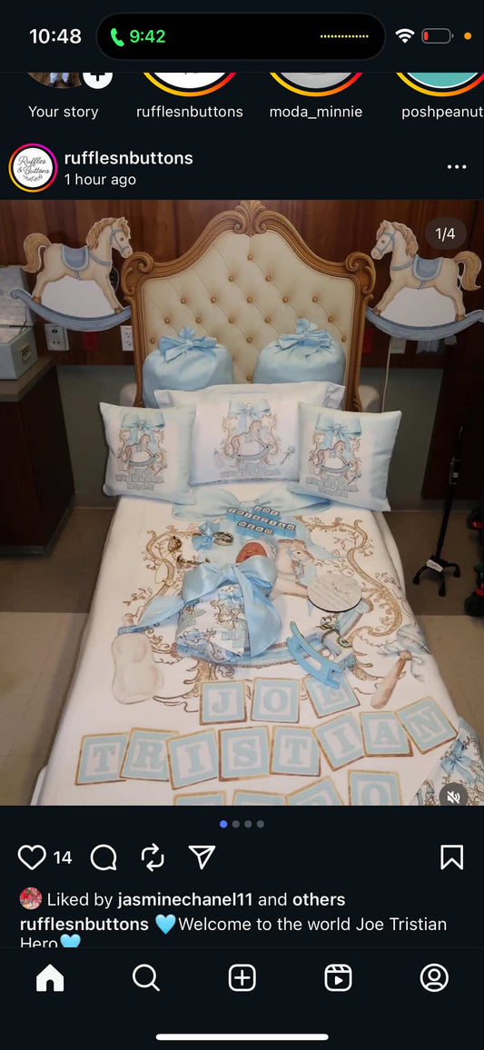 Reserved- gown set and swaddle set.