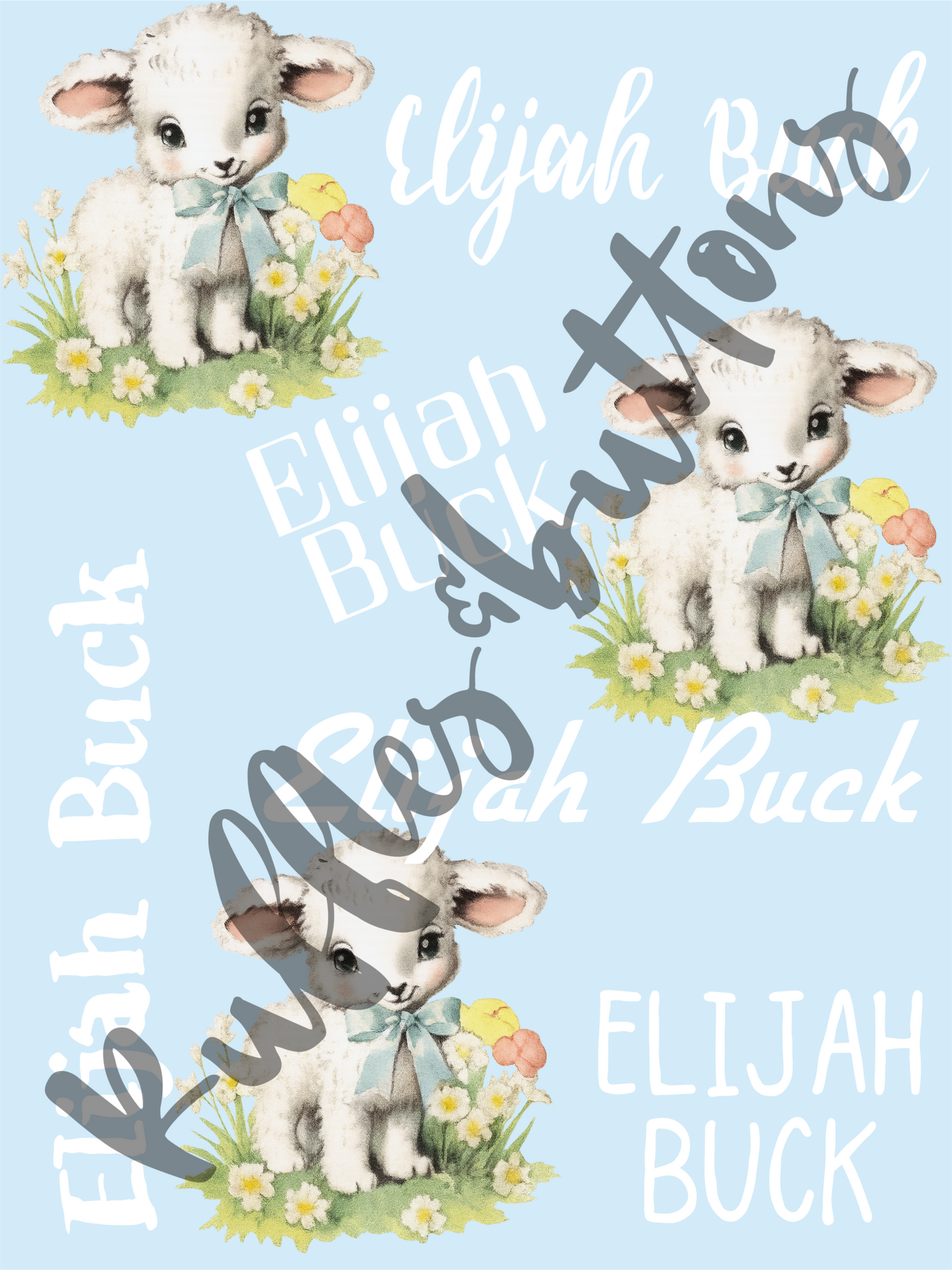 Reserved- Elijah buck