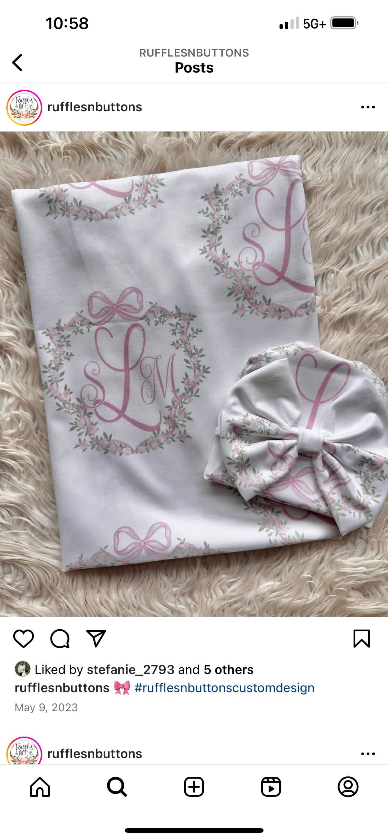 Reserved- 2 gown sets, swaddle set and milestone blanket