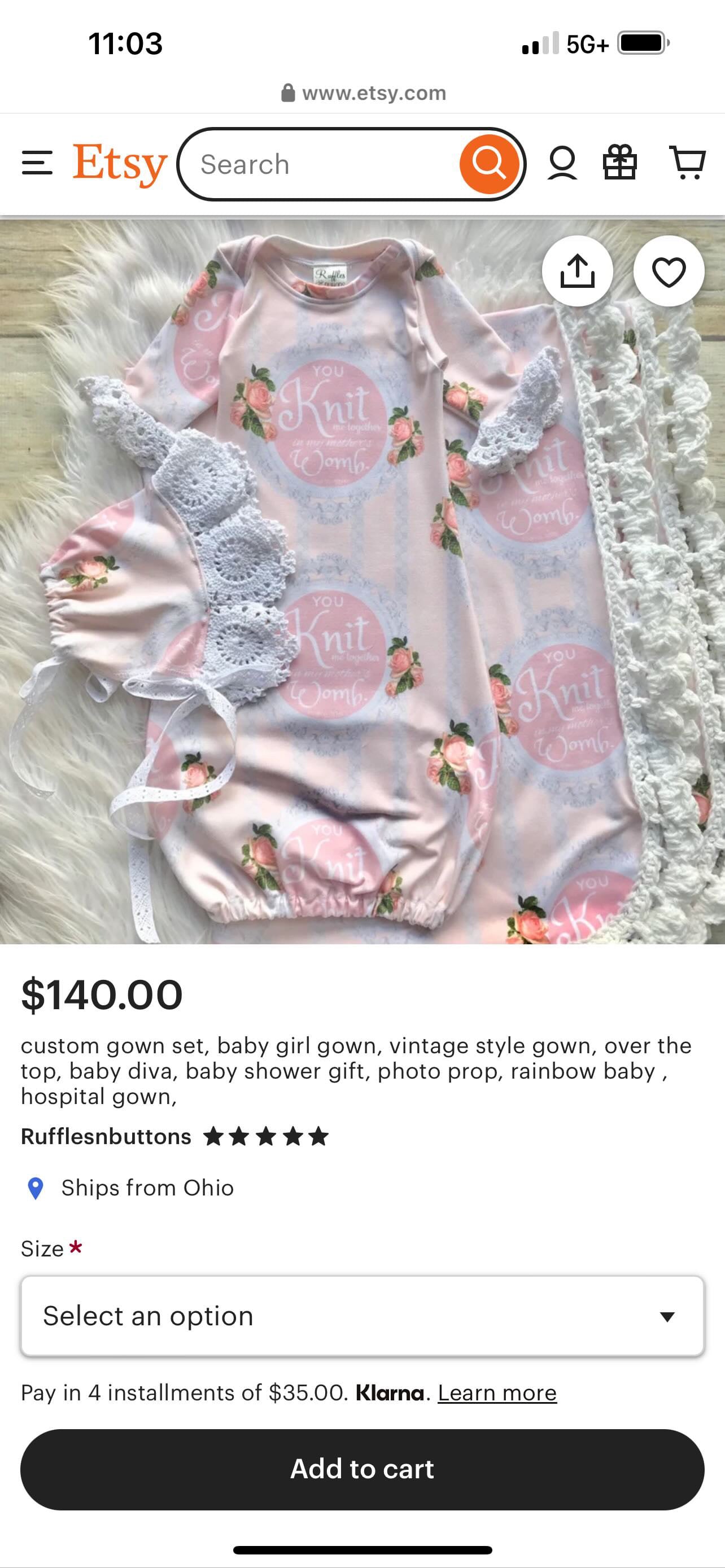 Reserved- 2 gown sets, swaddle set and milestone blanket